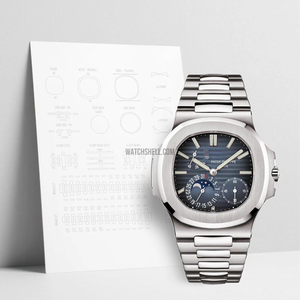 WatchShell for Patek Philippe Nautilus 5712/1A