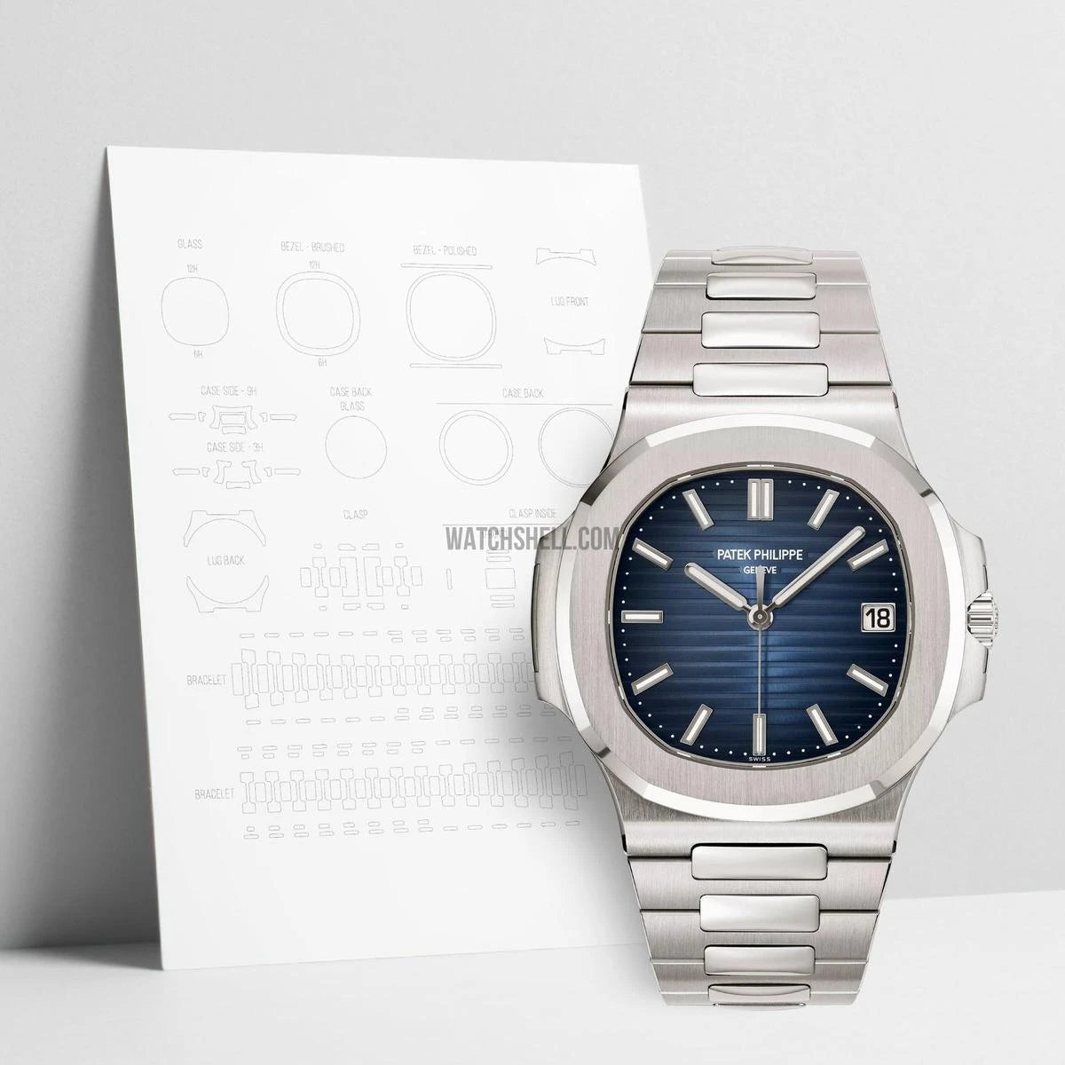 WatchShell for Patek Philippe Nautilus 5811/1G