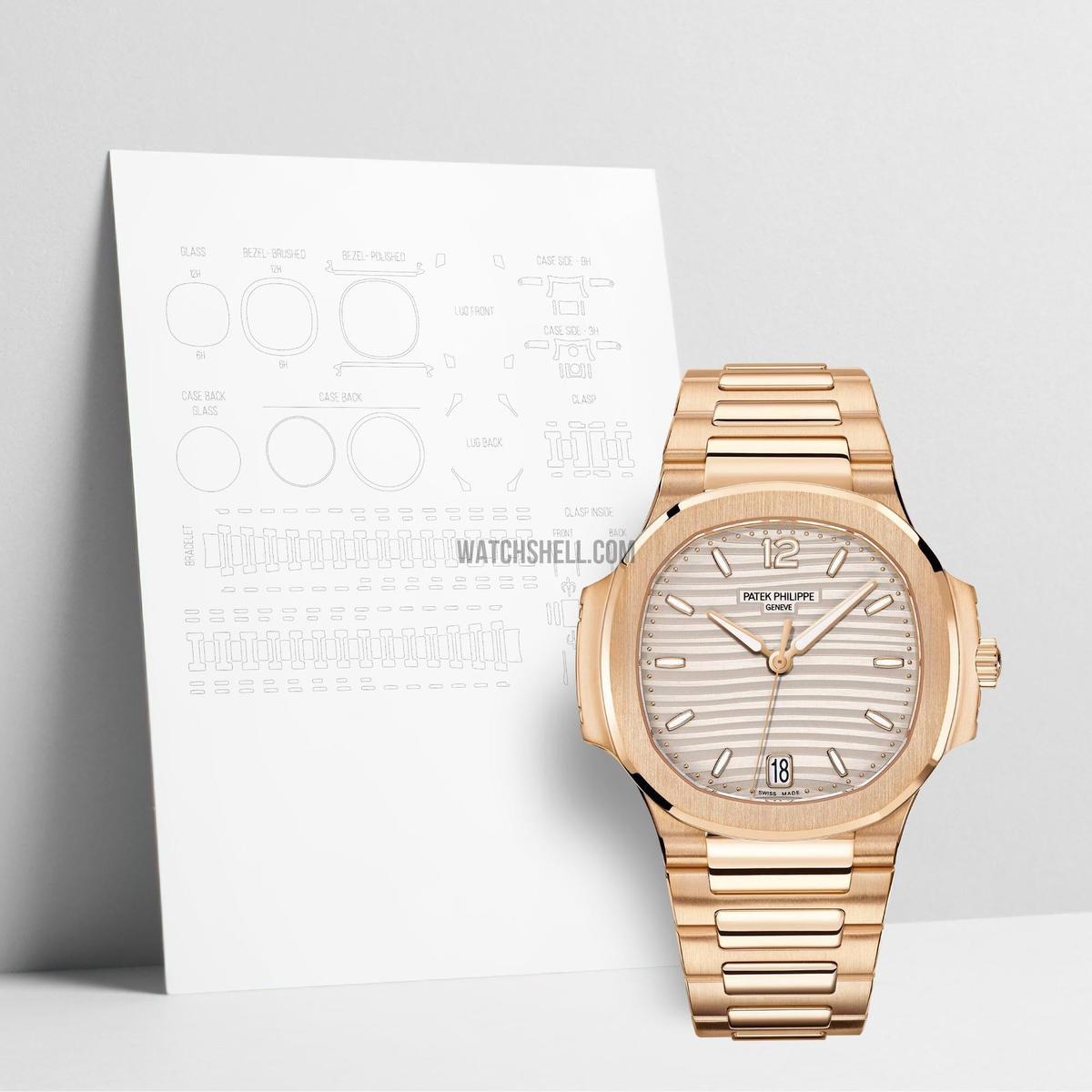 WatchShell for Patek Philippe Nautilus 7118/1R