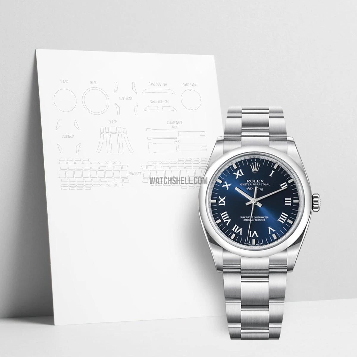 WatchShell for Rolex Air-King 114200