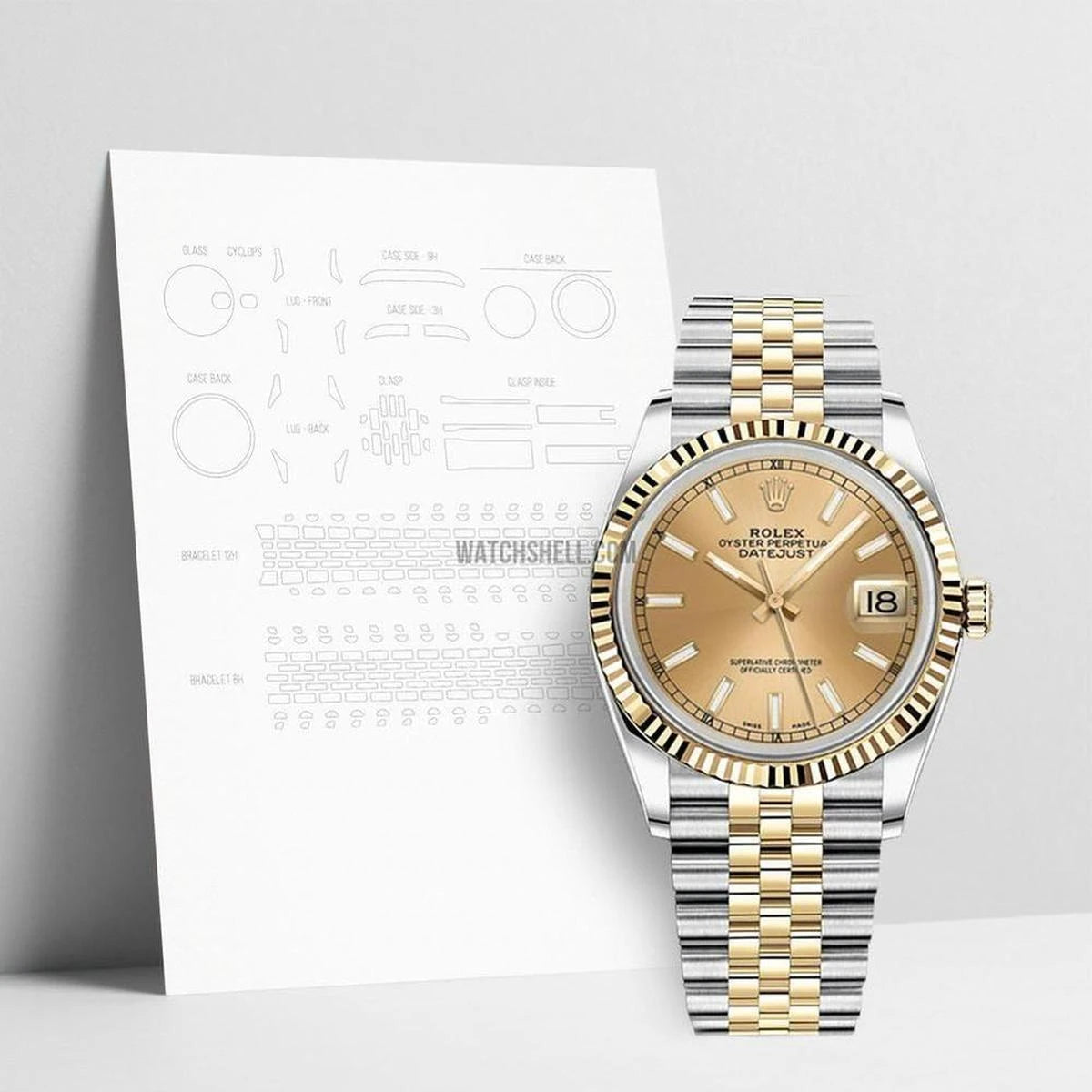 WatchShell for Rolex Datejust 116233 JUB