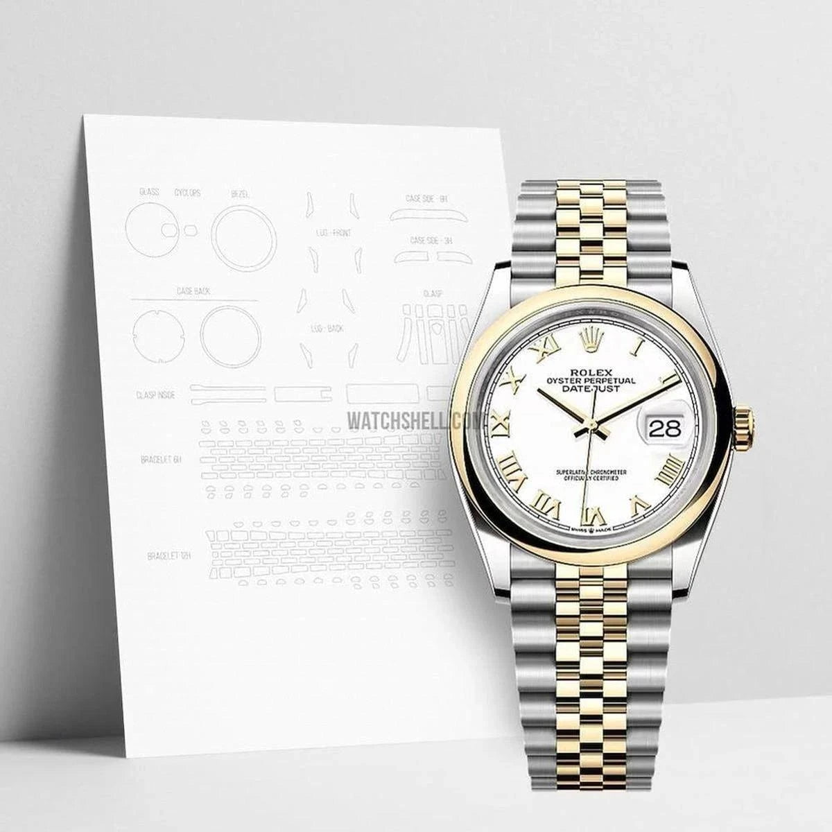 WatchShell for Rolex Datejust 126203 JUB