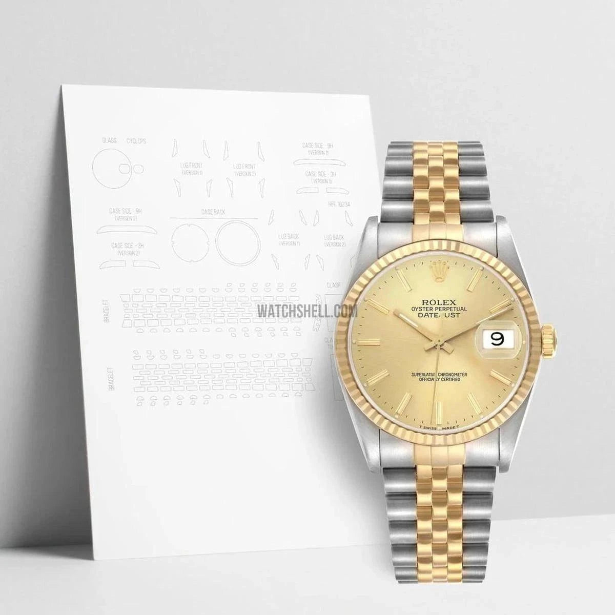 WatchShell for Rolex Datejust 16233 JUB