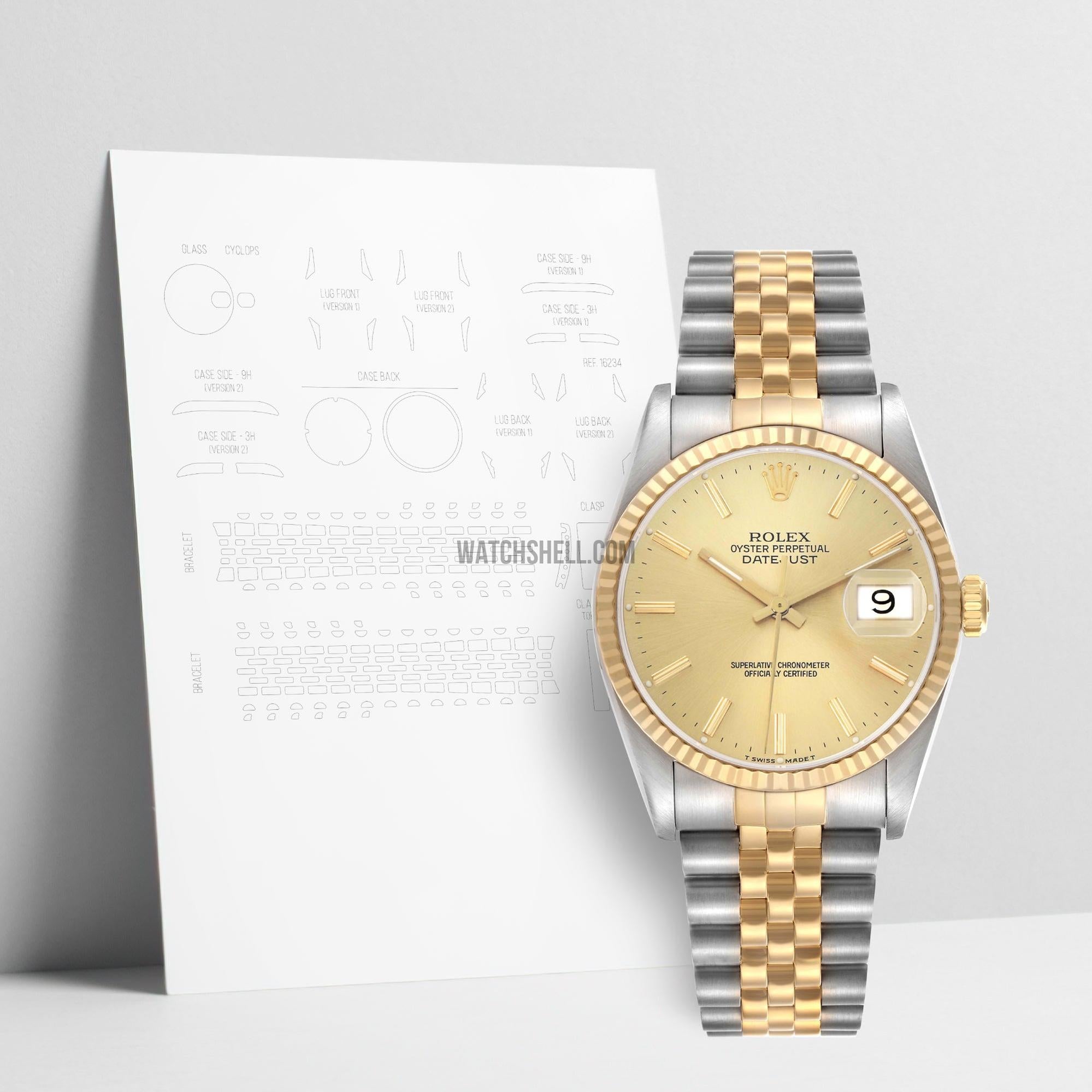 WatchShell for Rolex Datejust 16233
