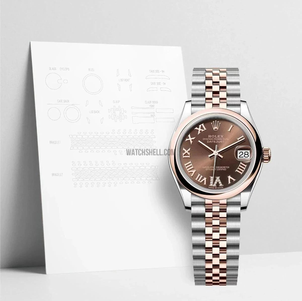 WatchShell for Rolex Datejust 278241 JUB