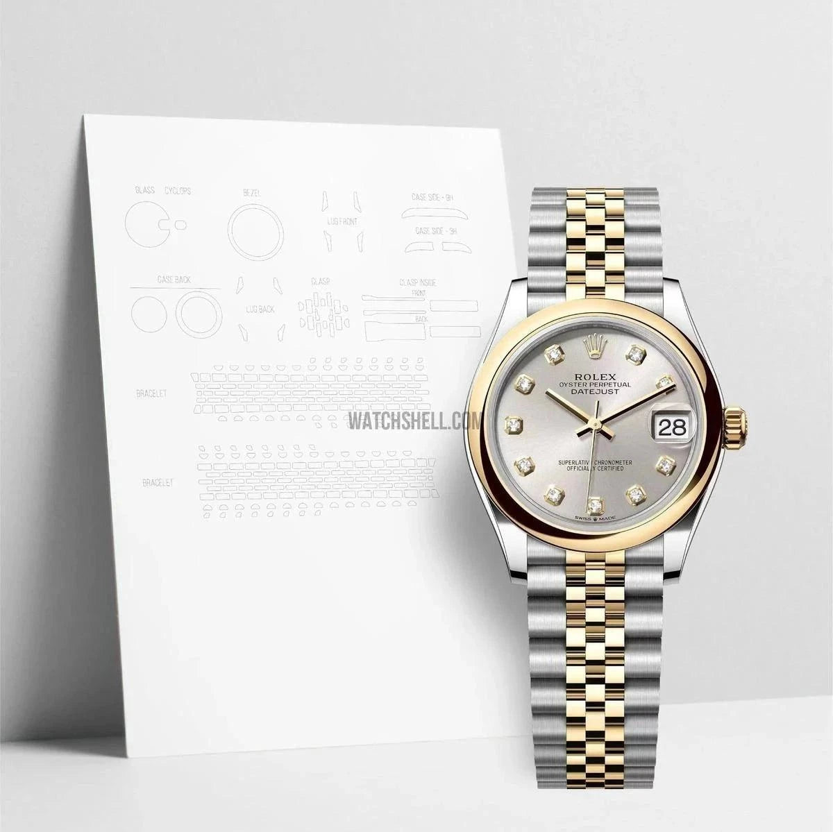 WatchShell for Rolex Datejust 278243 JUB