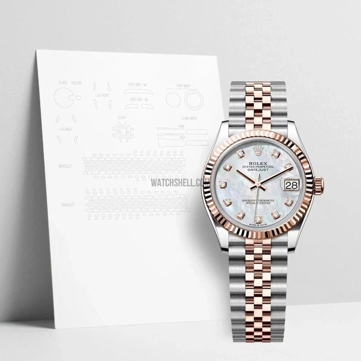WatchShell for Rolex Datejust 278271 JUB