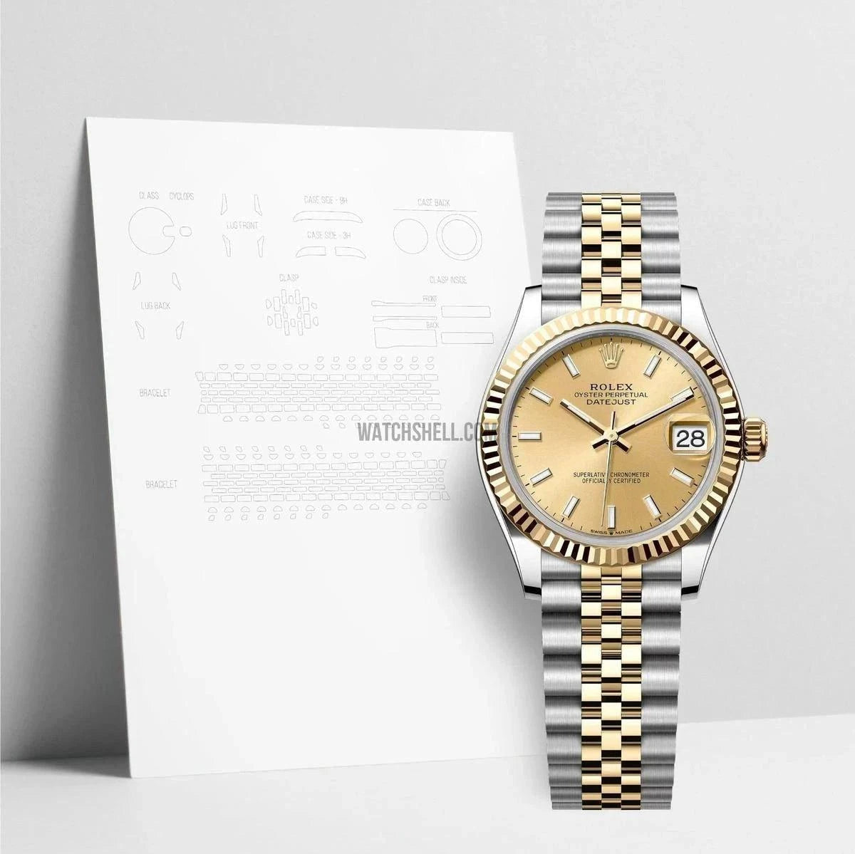 WatchShell for Rolex Datejust 278273 JUB