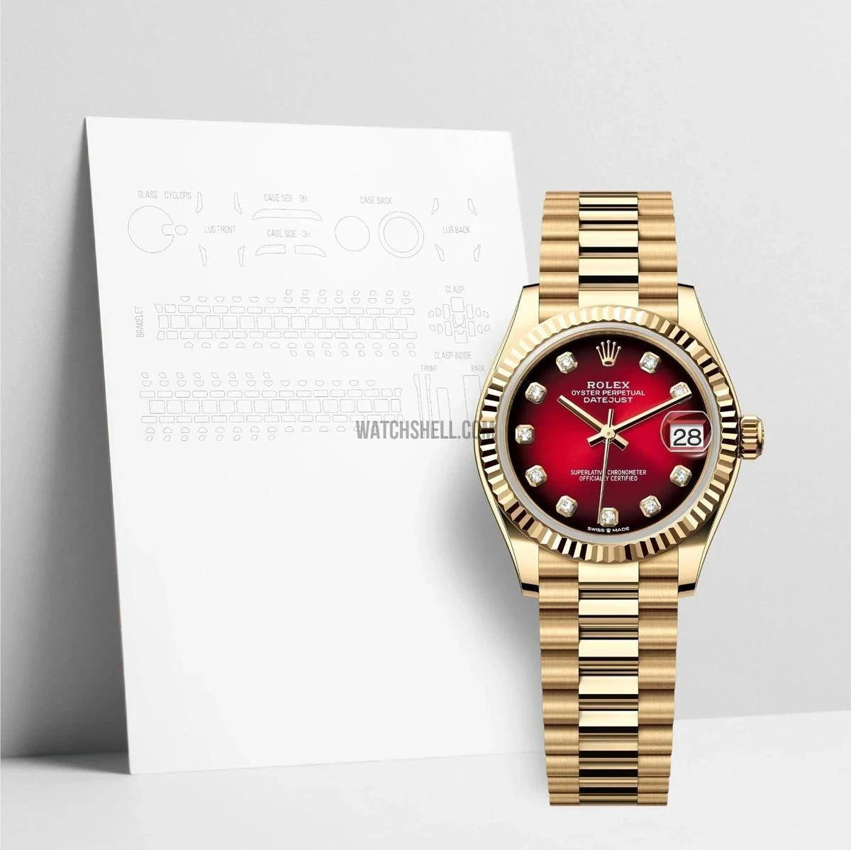 WatchShell for Rolex Datejust 278278