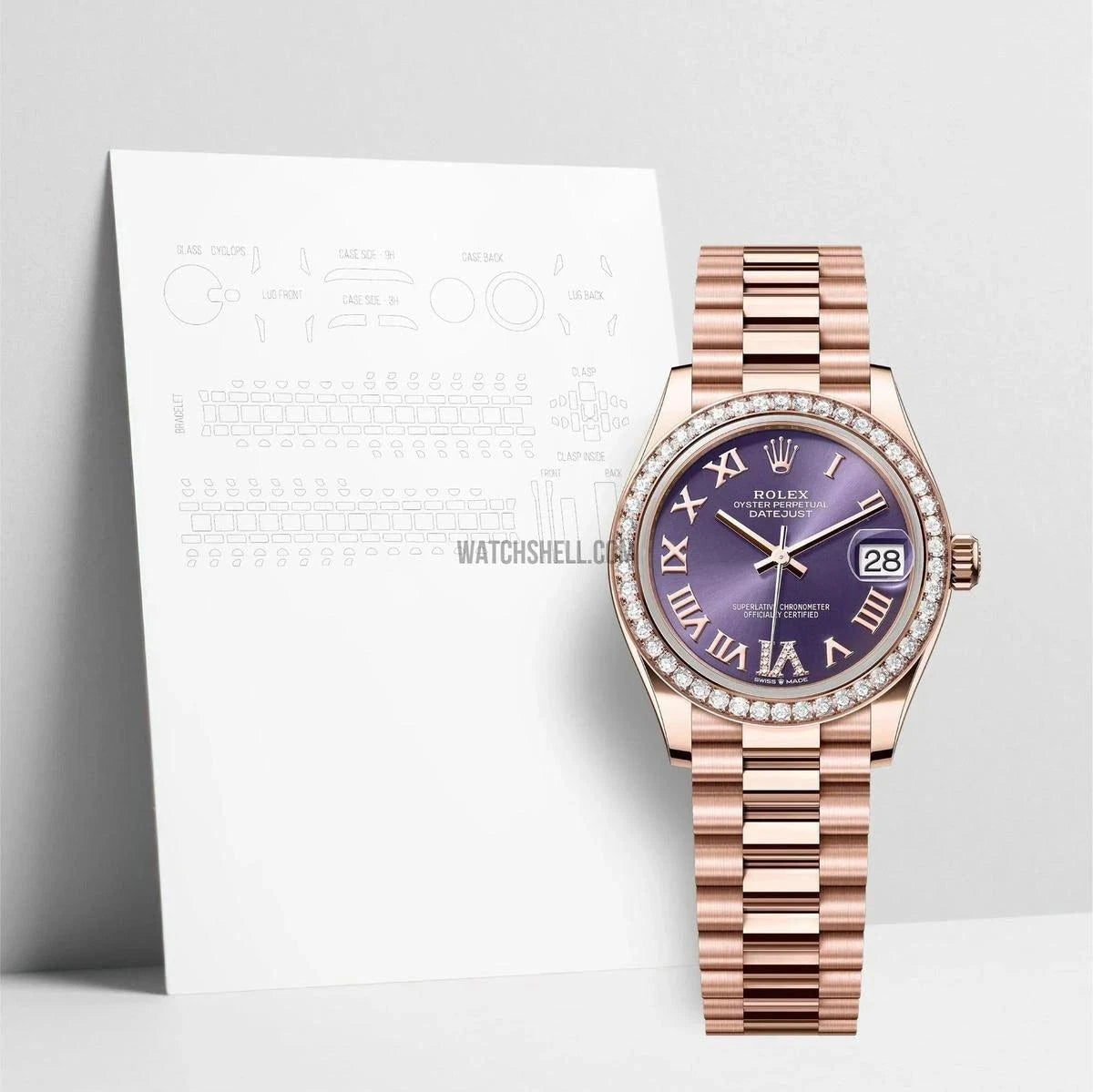 WatchShell for Rolex Datejust 278285