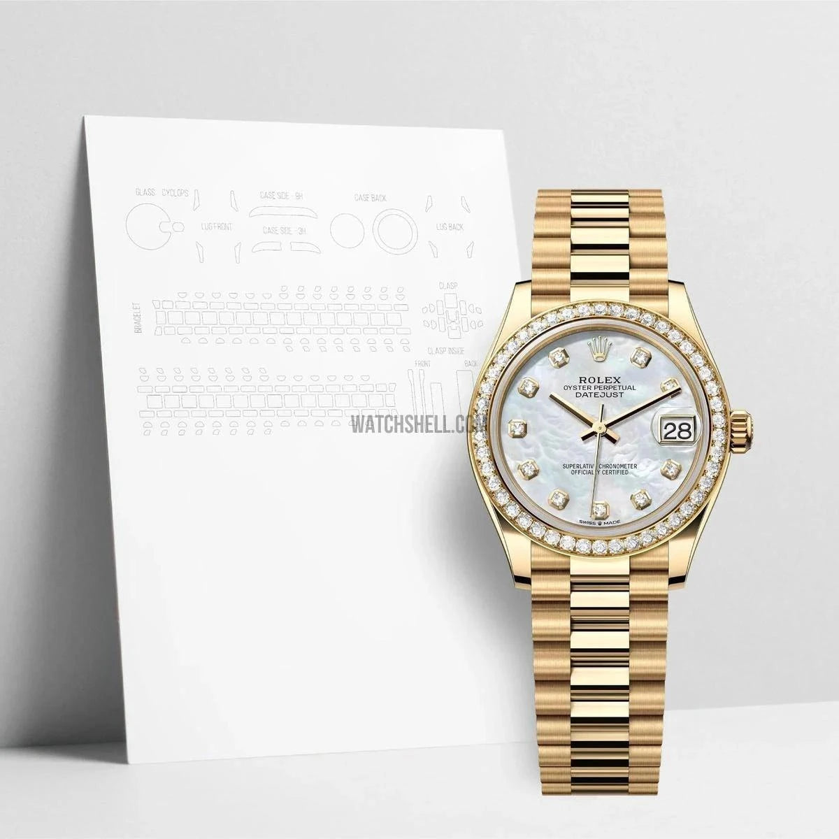 WatchShell for Rolex Datejust 278288