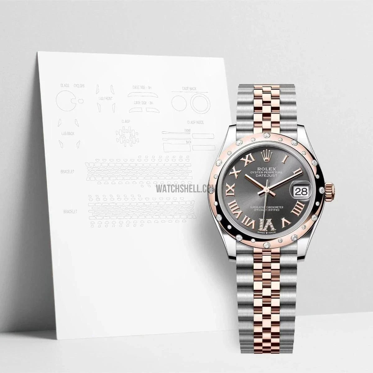 WatchShell for Rolex Datejust 278341 JUB