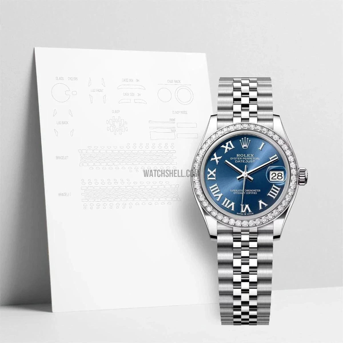 WatchShell for Rolex Datejust 278384 JUB