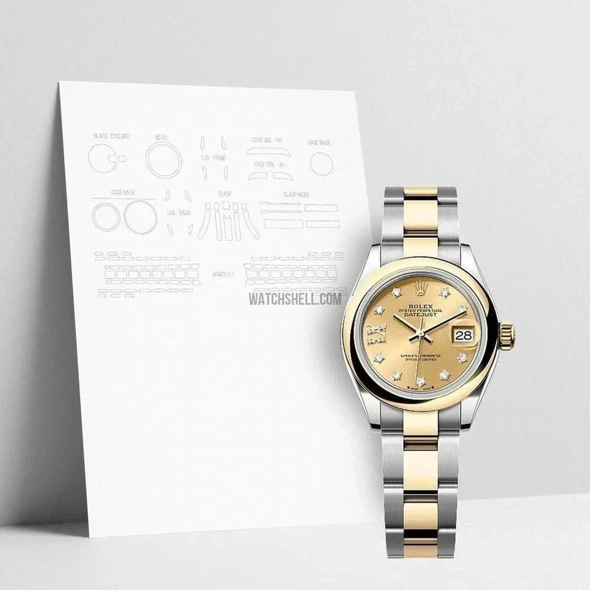 WatchShell for Rolex Datejust 279163 OYS