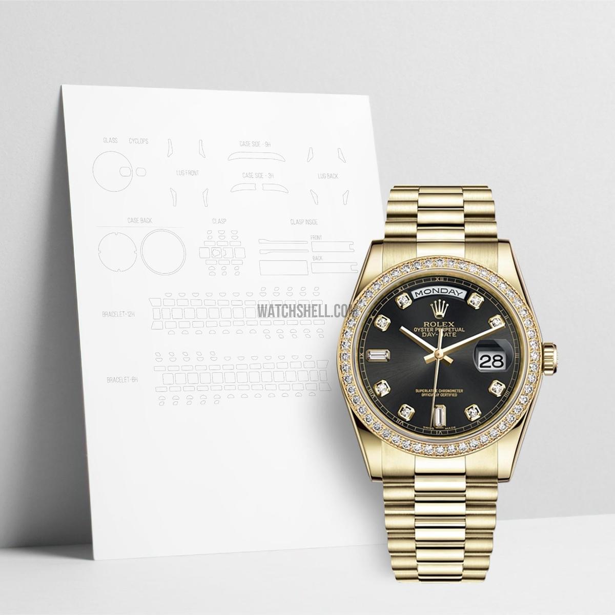 WatchShell for Rolex Day-Date 118348