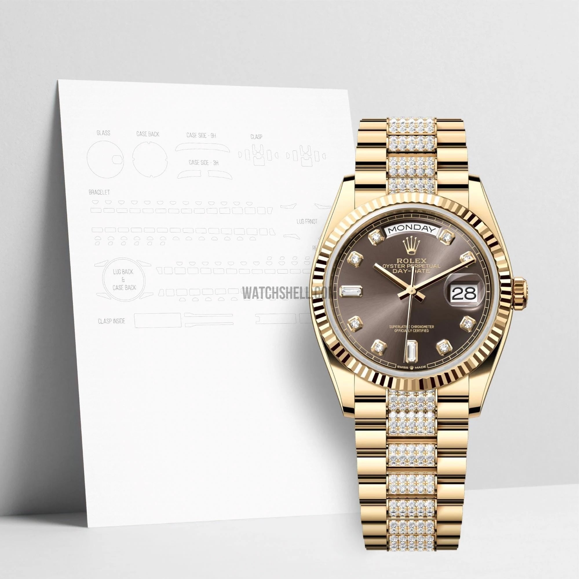 WatchShell for Rolex Day-Date 128238