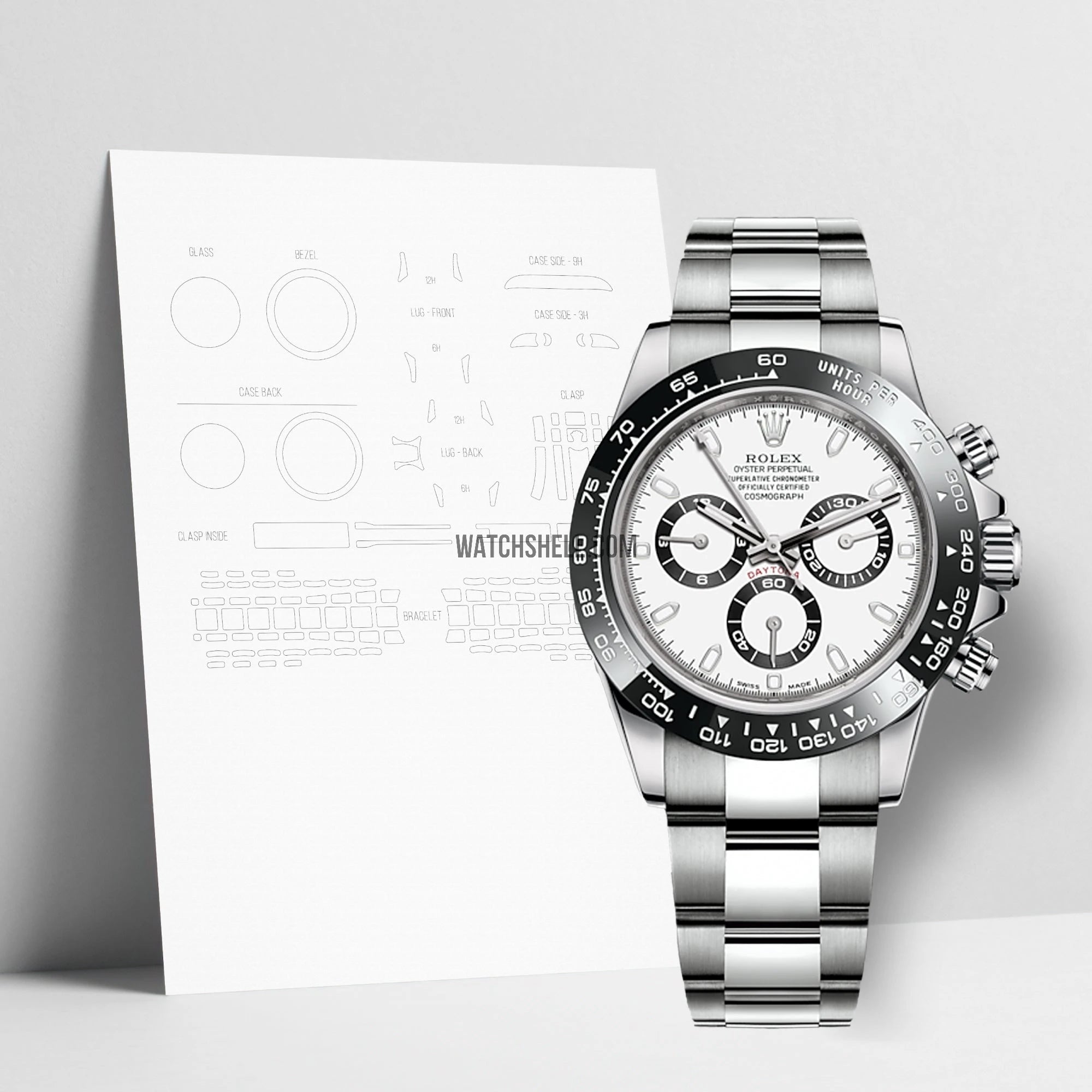 WatchShell for Rolex Daytona 116500LN-0001 40mm Oyster WatchShell