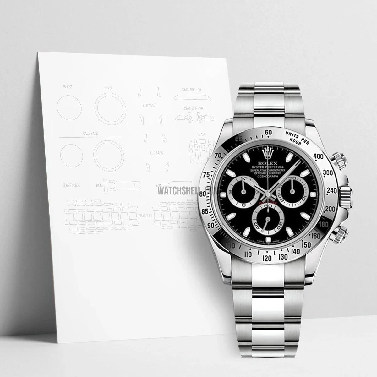 WatchShell for Rolex Daytona 116520 (Old Version)