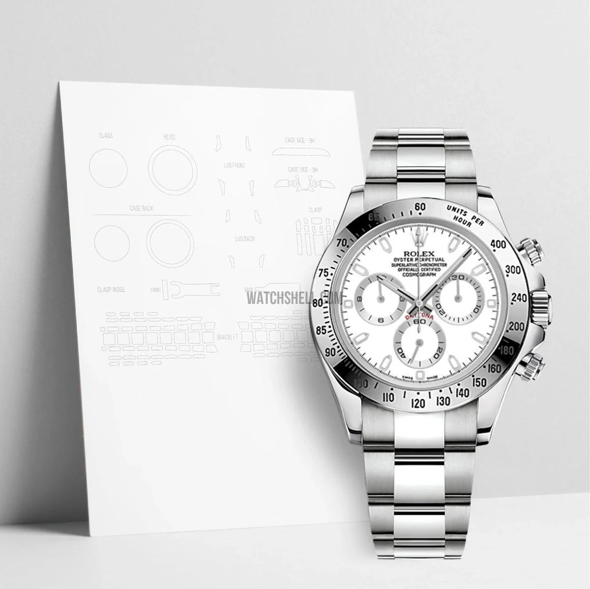 WatchShell for Rolex Daytona 116520 (Old Version)