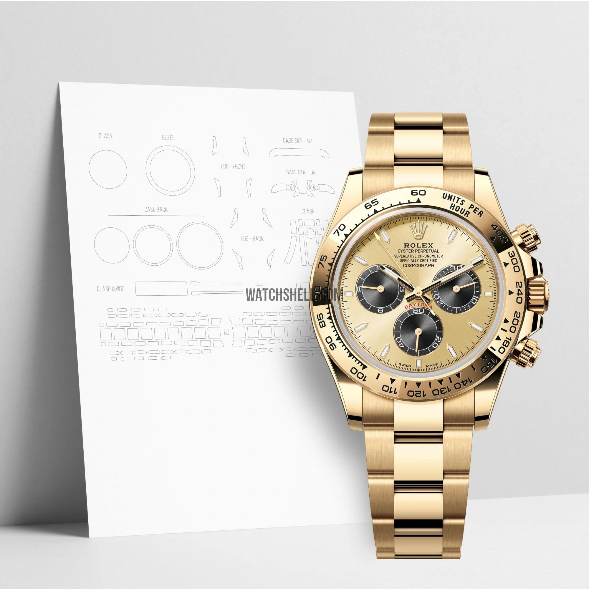 WatchShell for Rolex Daytona 126508 40mm Oyster WatchShell