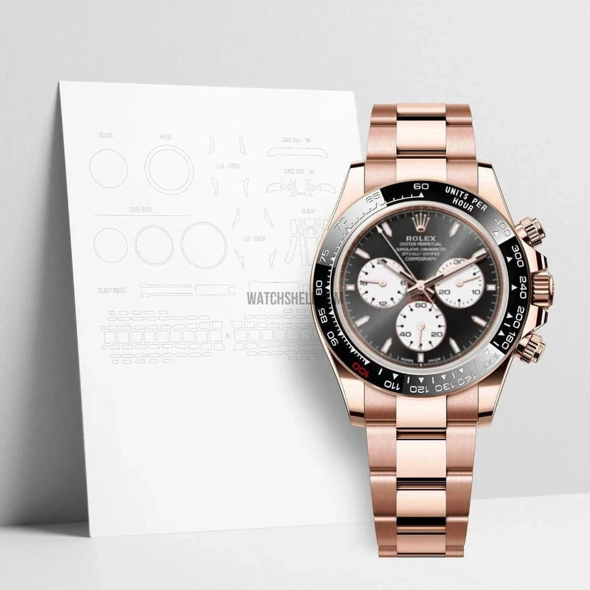 WatchShell for Rolex Daytona 126525 保护膜