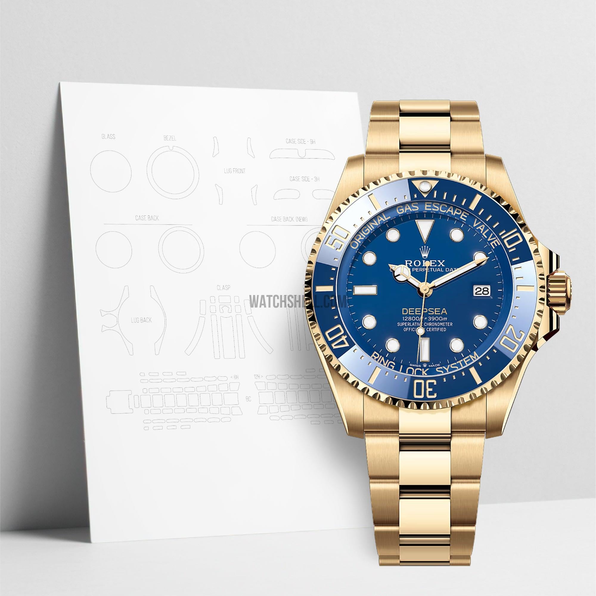WatchShell for Rolex Deepsea 136668