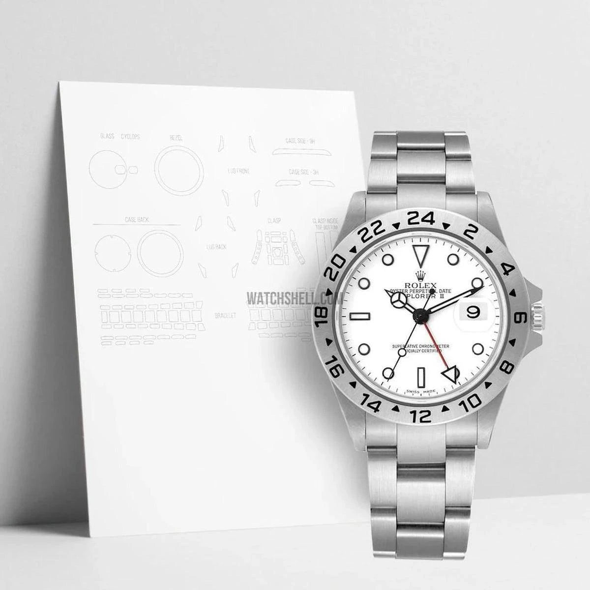 WatchShell for Rolex Explorer II - Patented Scratch Protector