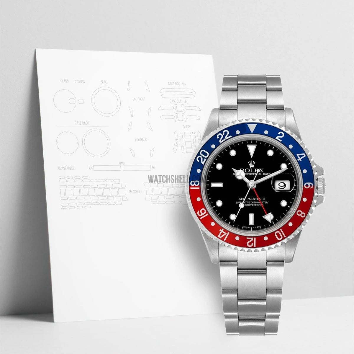 WatchShell for Rolex GMT-Master II 16710 OYS