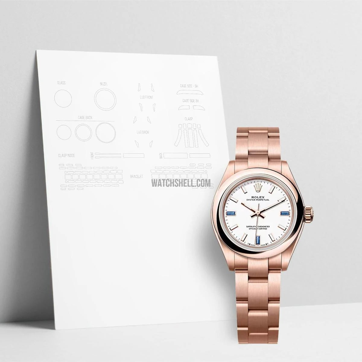WatchShell for Rolex Oyster Perpetual 276205