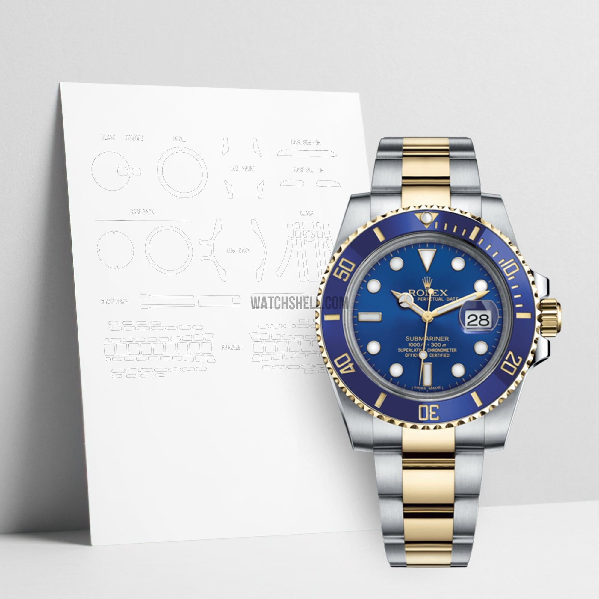 WatchShell for Rolex Submariner 116613