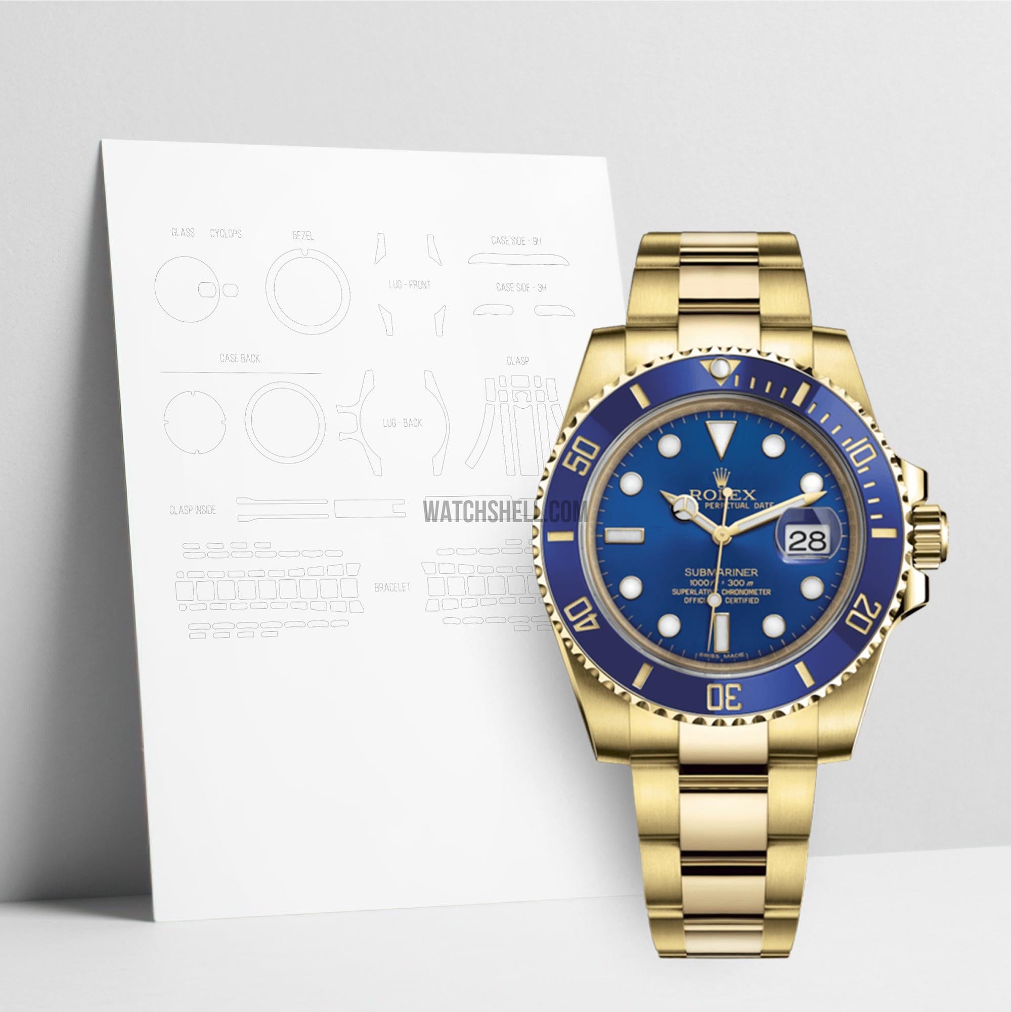 WatchShell for Rolex Submariner 116618