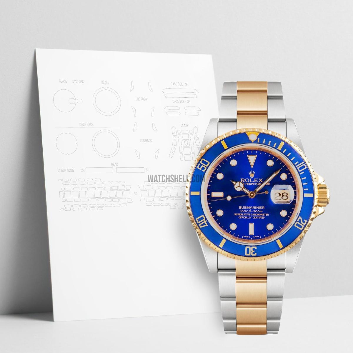WatchShell for Rolex Submariner 16613