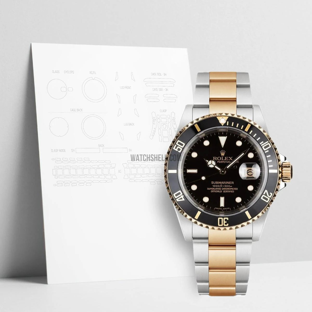 WatchShell for Rolex Submariner 16613
