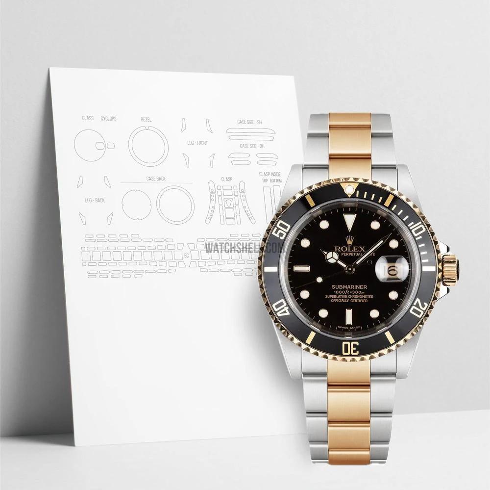WatchShell for Rolex Submariner 16613