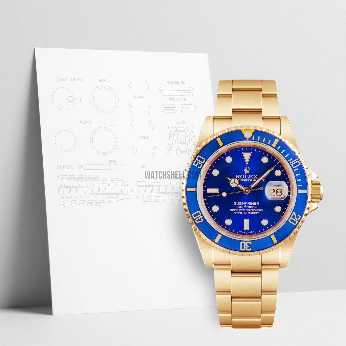 WatchShell for Rolex Submariner 16618