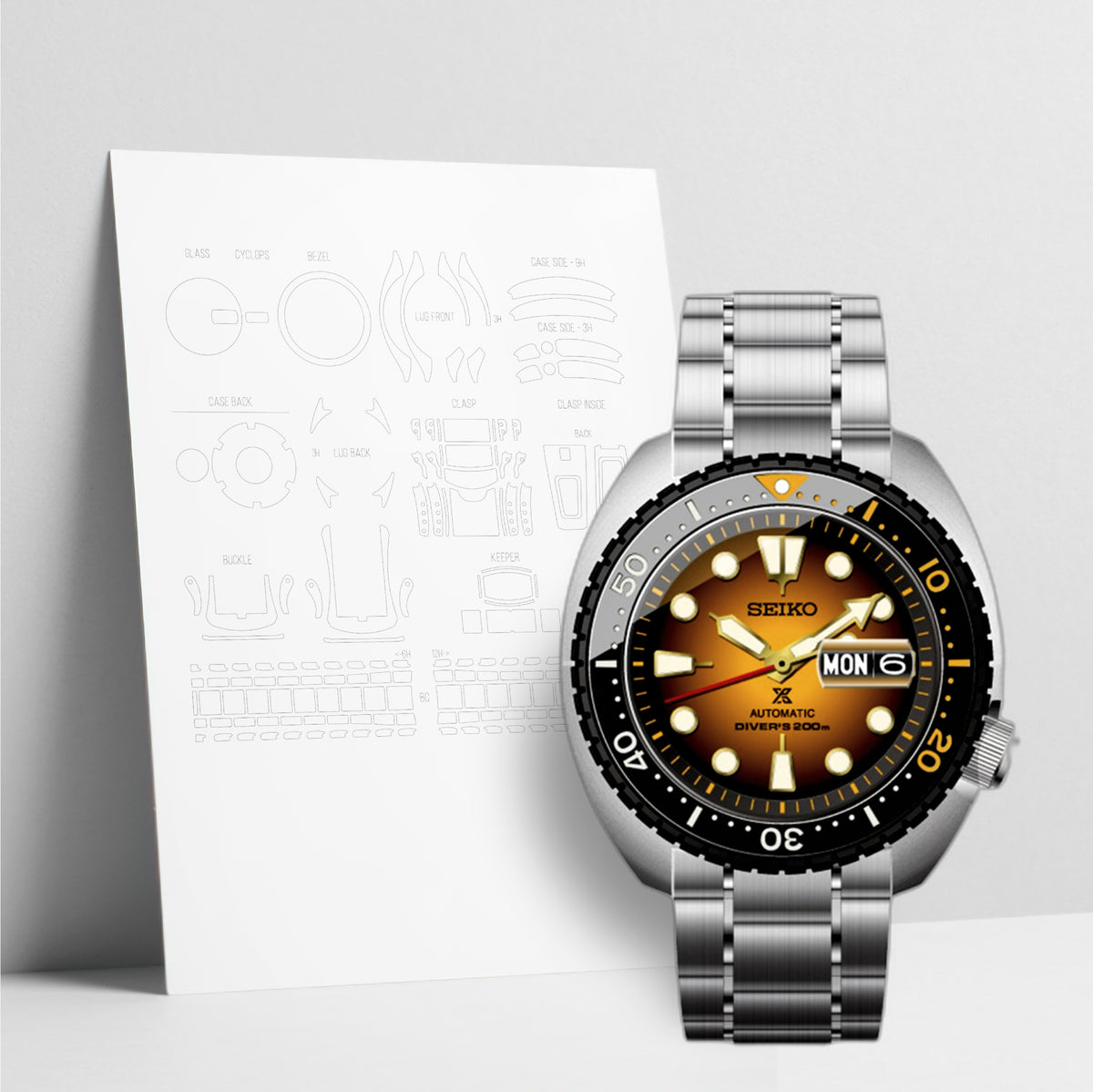 WatchShell for Seiko Prospex SRPH35