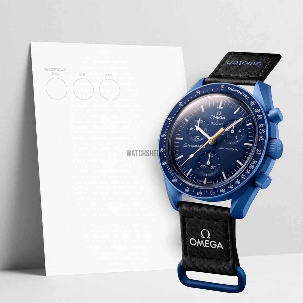 WatchShell for Swatch Moonswatch Moonshine Gold August (Blue Moon)