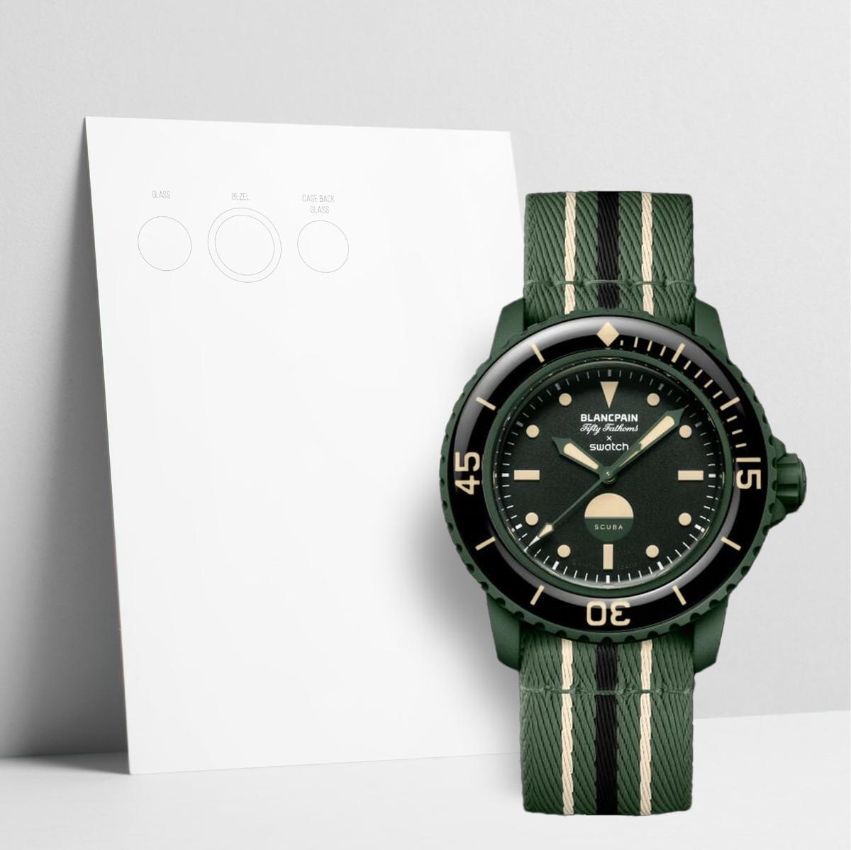 WatchShell for Swatch Scuba Fifty Fathoms SO35G100