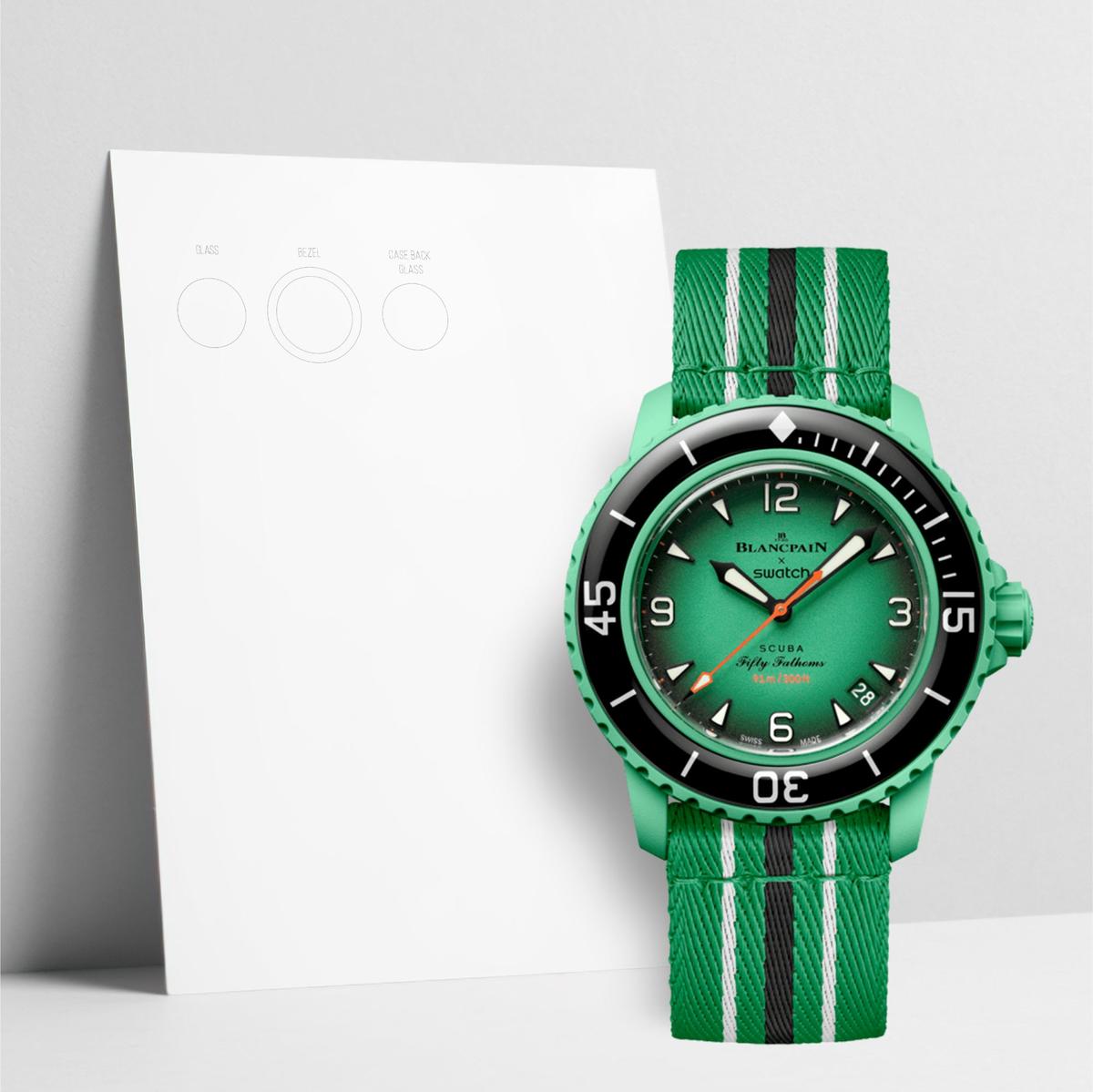 WatchShell for Swatch Scuba Fifty Fathoms SO35I100C