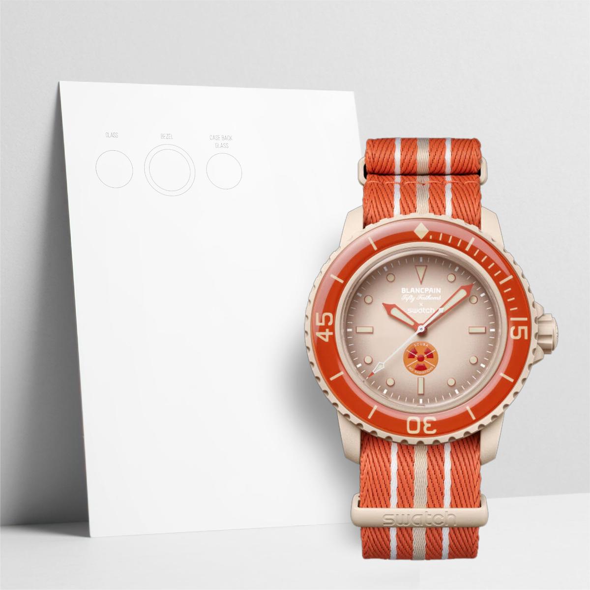 WatchShell for Swatch Scuba Fifty Fathoms SO35N100