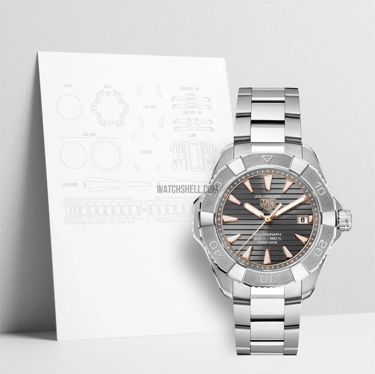 WatchShell for TAG Heuer Aquaracer WBP1190.BZ0003