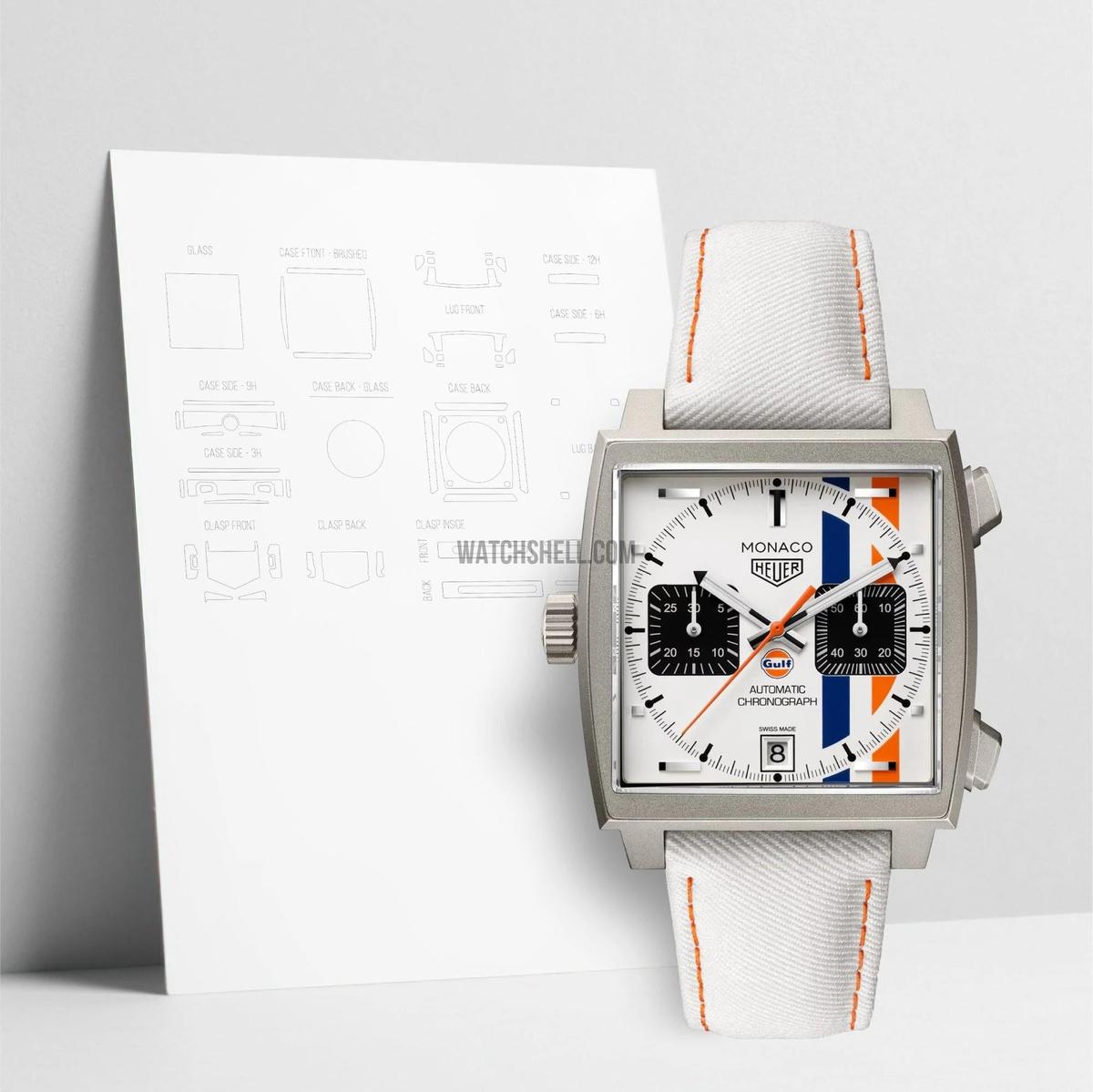 WatchShell for TAG Heuer Monaco CAW218G.EB0393