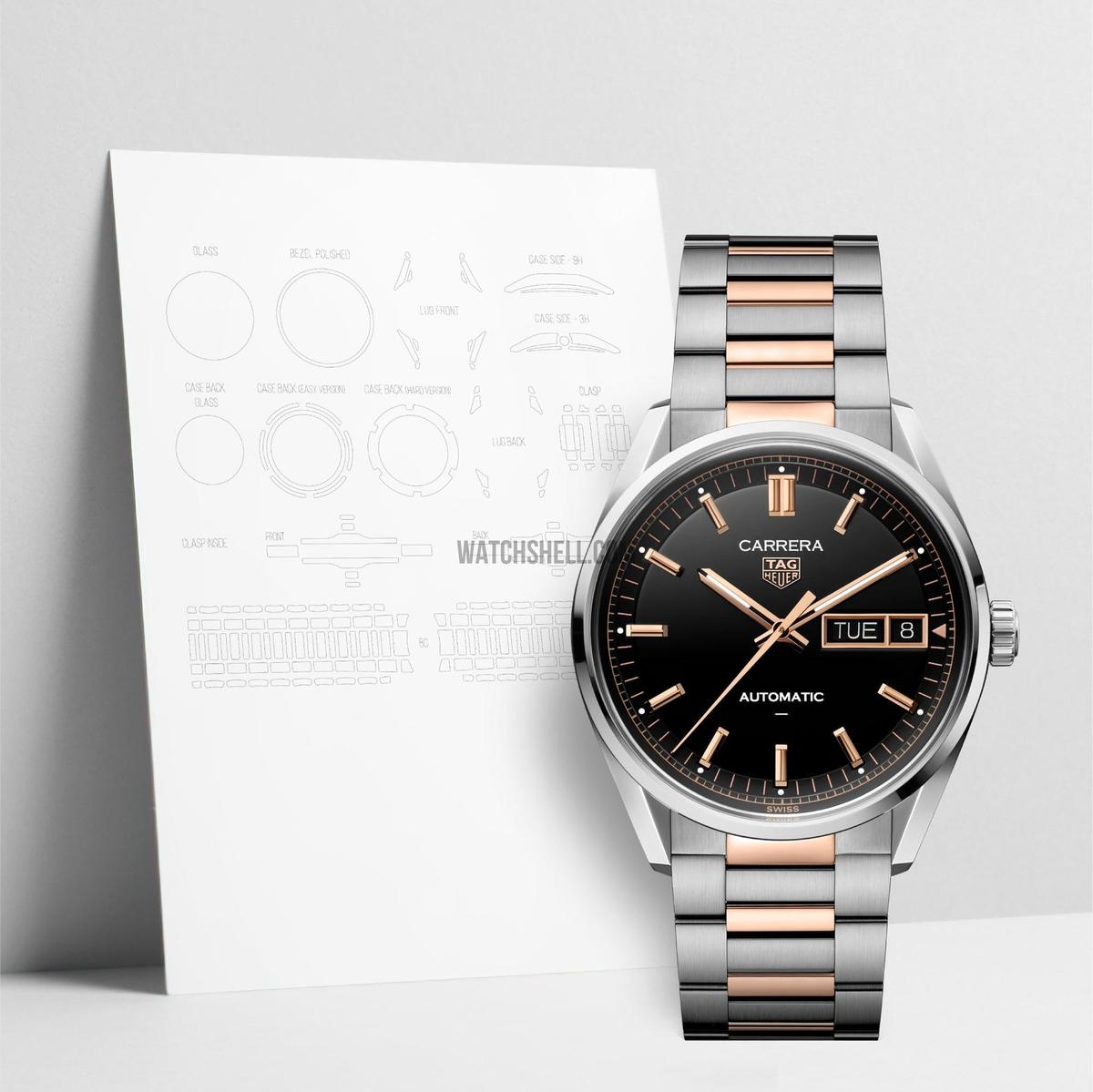WatchShell for Tag Heuer Carrera WDA2111.BD0001