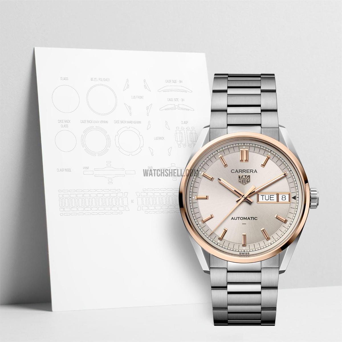 WatchShell for Tag Heuer Carrera WDA2150.BA0043