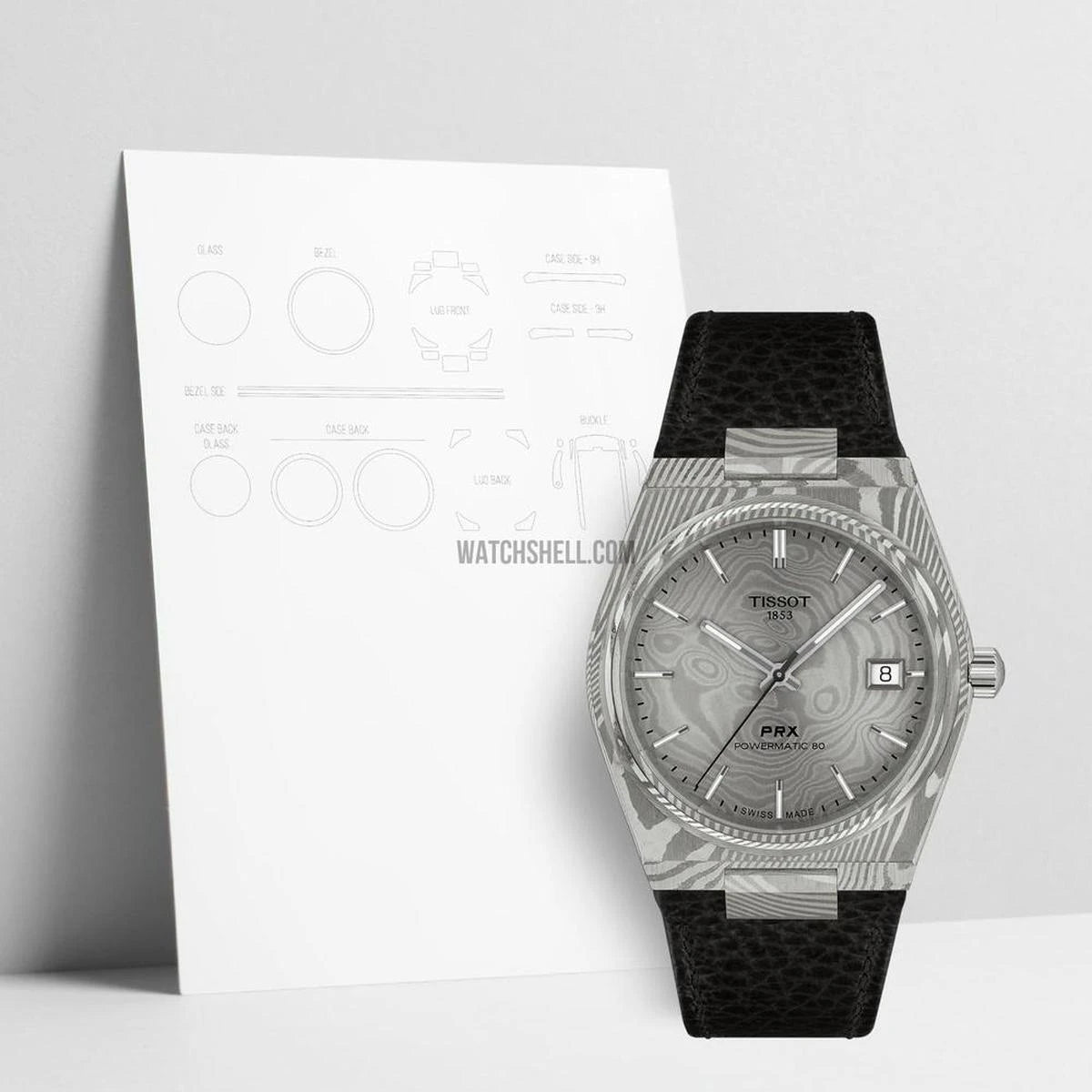 WatchShell for Tissot PRX T137.807.96.081.00