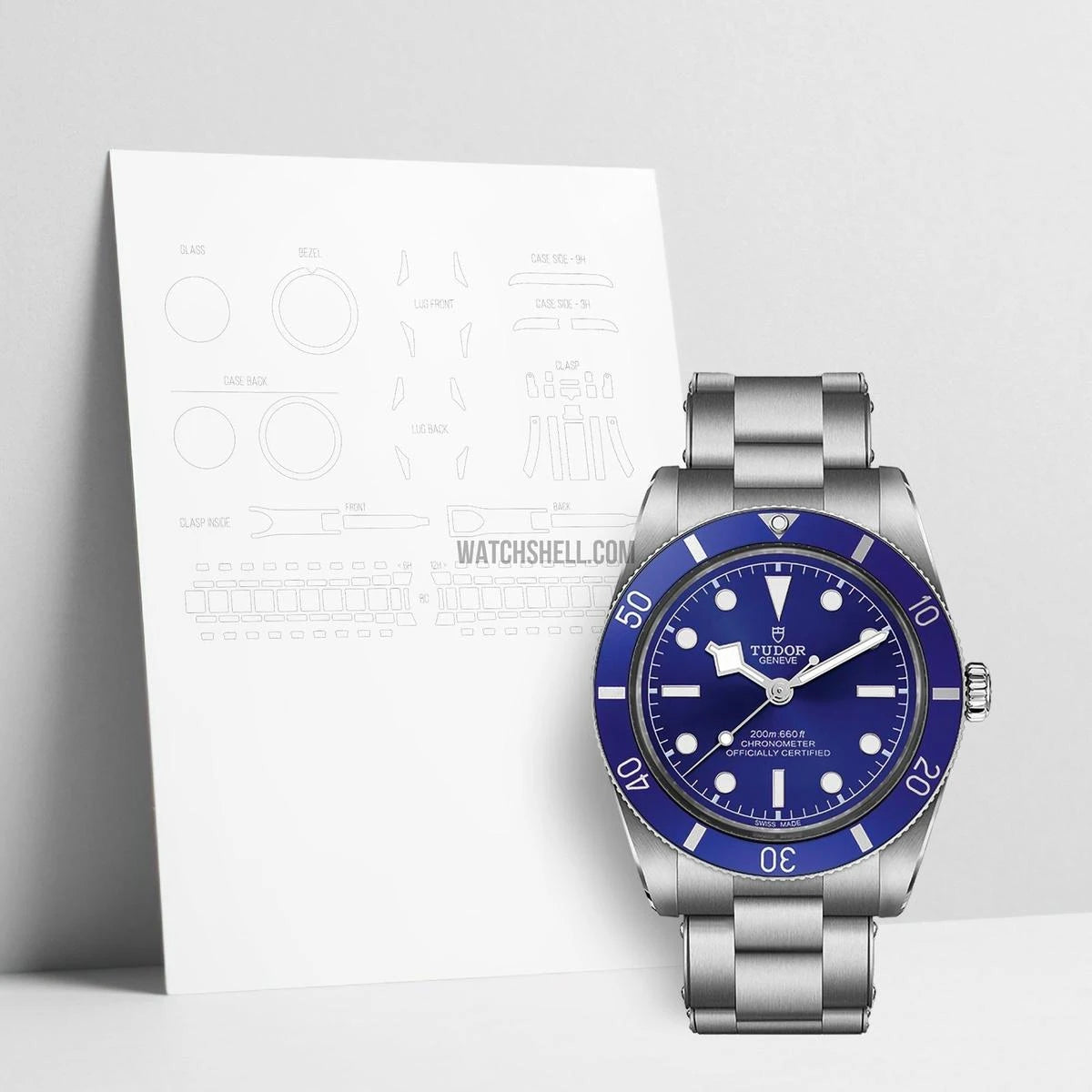 WatchShell for Tudor Black Bay M79000B-0001