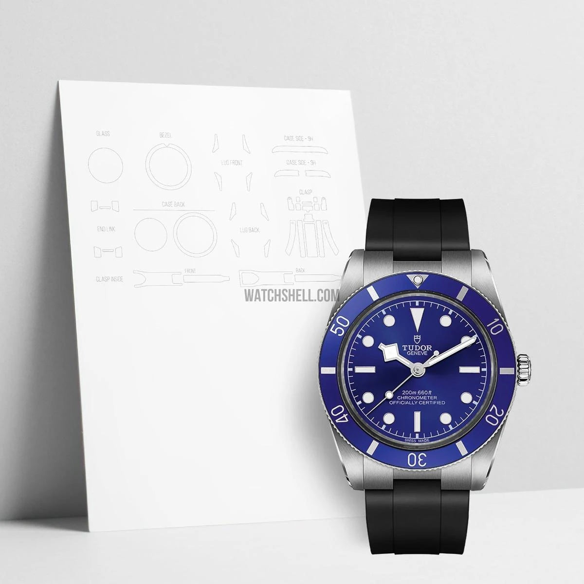 WatchShell for Tudor Black Bay M79000B-0002