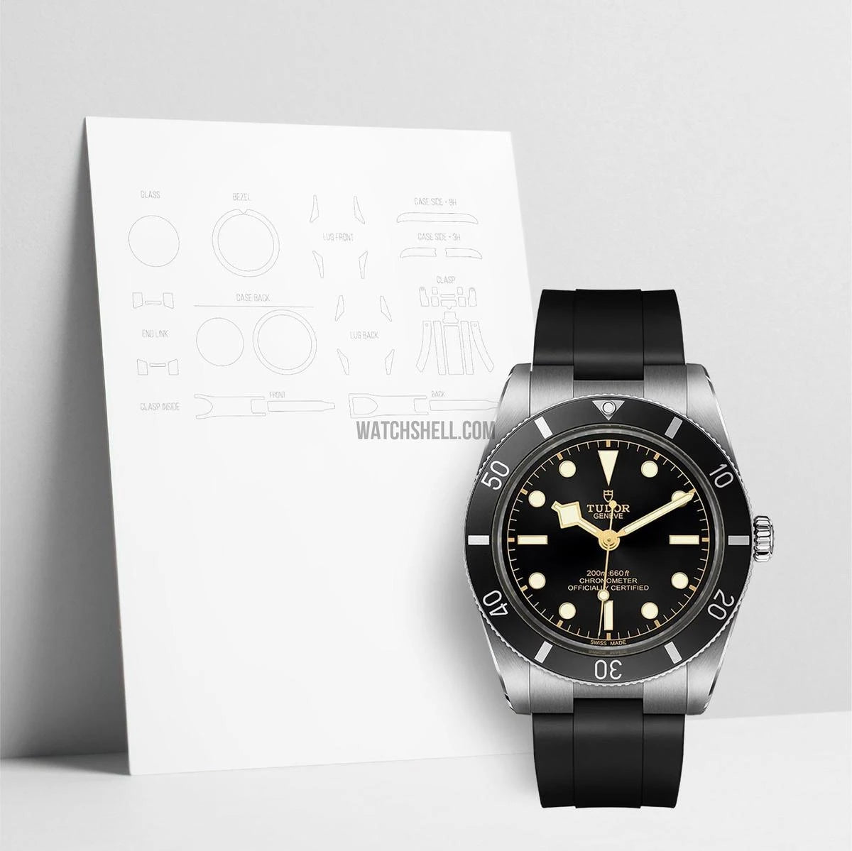 WatchShell for Tudor Black Bay M79000N-0002
