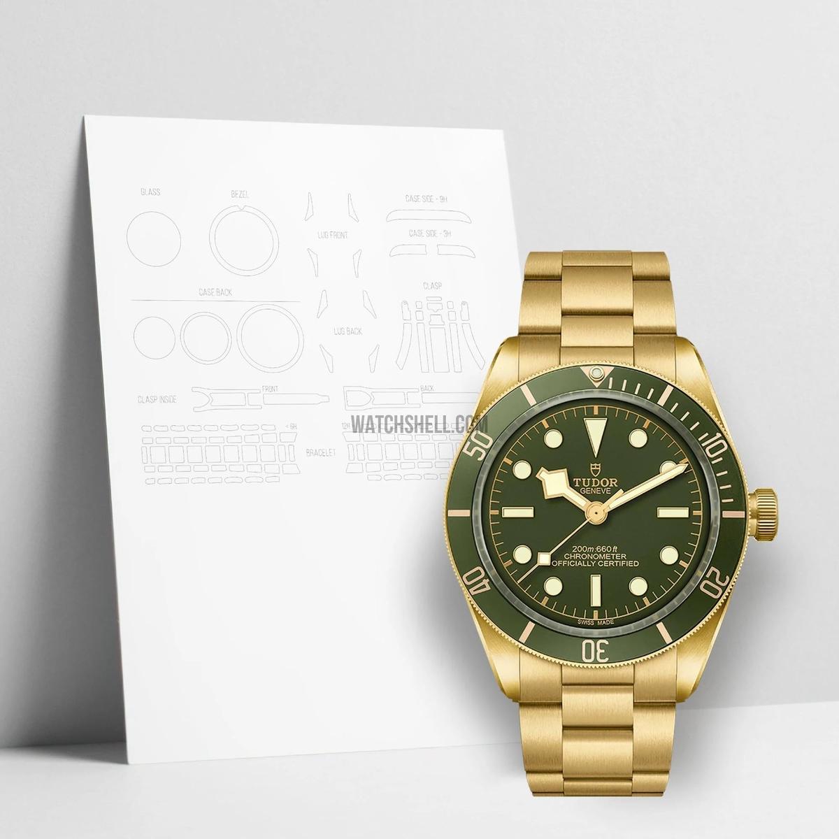 WatchShell for Tudor Black Bay M79018V-0006