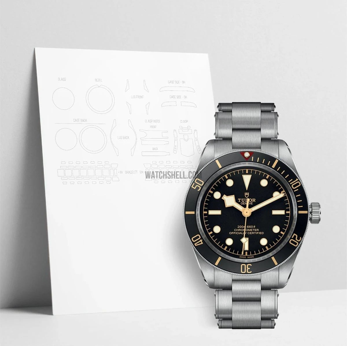 WatchShell for Tudor Black Bay M79030N-0001